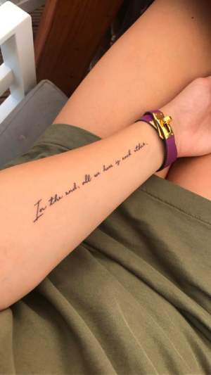 FOTO / Fata cea mică a Anamariei Prodan s-a tatuat! Mesajul pe care îl va avea toată viața pe piele