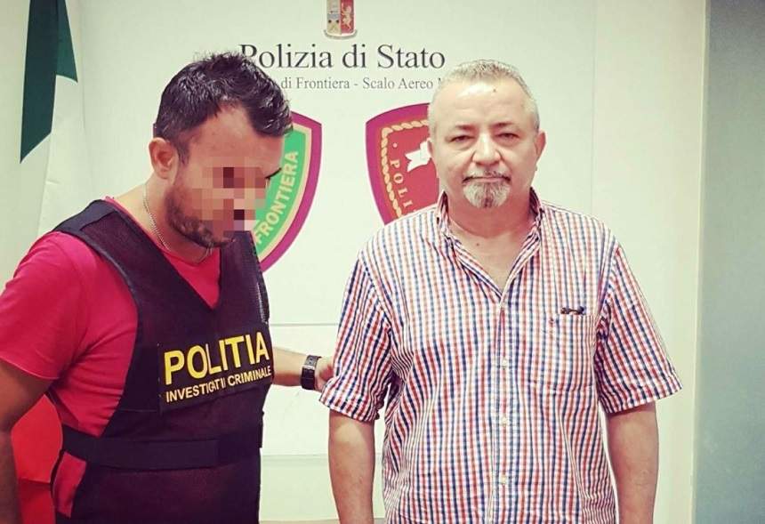 FOTO / Interlopul Genică Boerică a fost prins de polițiști la Milano!