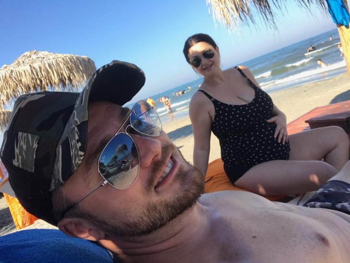 FOTO / Prima poză cu Gabriela Cristea în costum de baie din două piese! "După 18:00, burticile pot sta goale la soare"