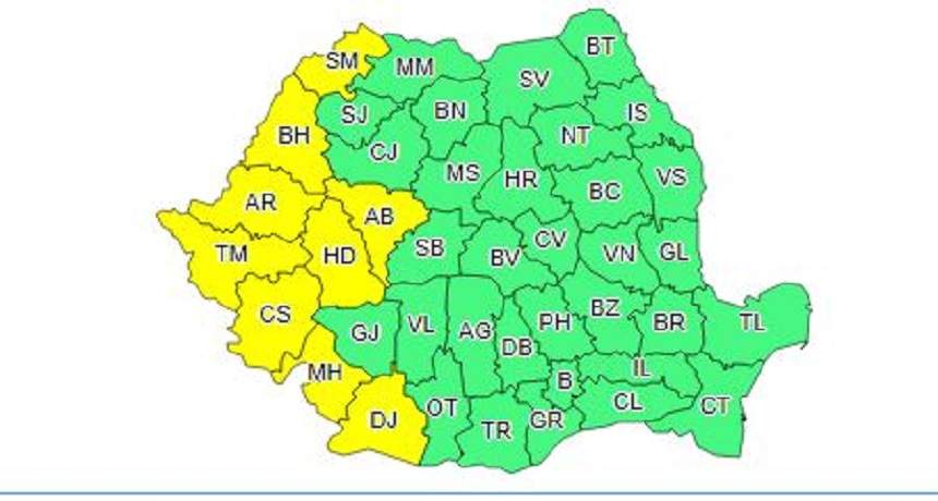 România se topește! Cod portocaliu de căldură și disconfort termic pentru următoarele zile