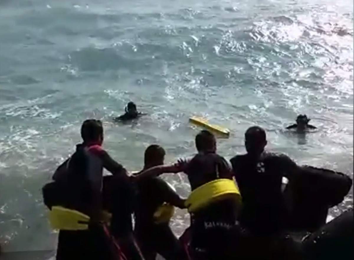 VIDEO / S-a înecat în Marea Neagră încercând să îşi facă un selfie! Incredibil ce făceau fiul şi soţia în timpul acesta