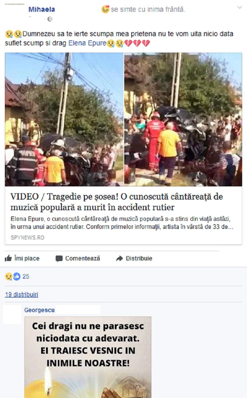 VIDEO / Ţi se frânge inima de suferinţa lor! Mesaje cutremurătoare scrise după moartea violentă a artistei care s-a stins într-un accident teribil