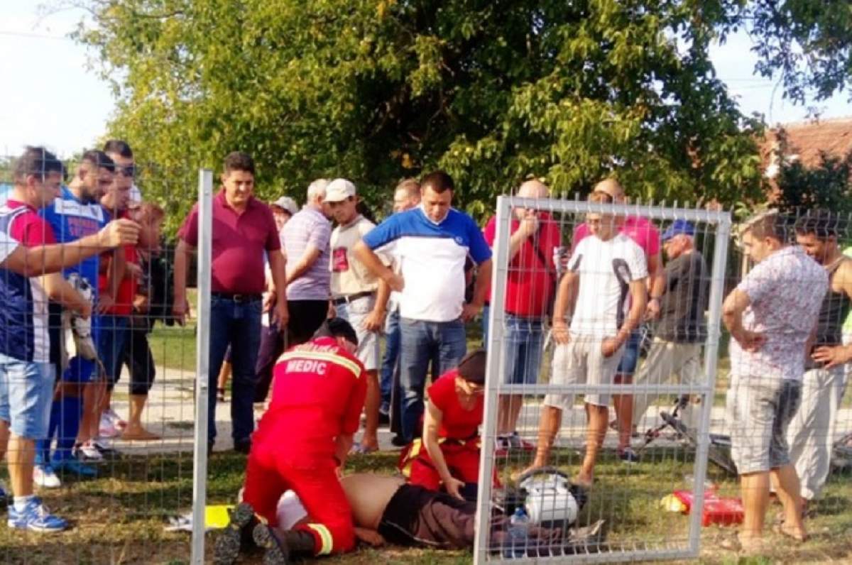 A murit pe terenul de fotbal. Medicii nu l-au mai putut salva