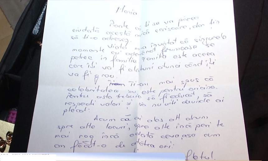 VIDEO / Marcel Toader, scrisoare acidă pentru soţia lui: "Celebritatea nu e pentru oricine! Maria, te rog să nu îţi pierzi sufletul"