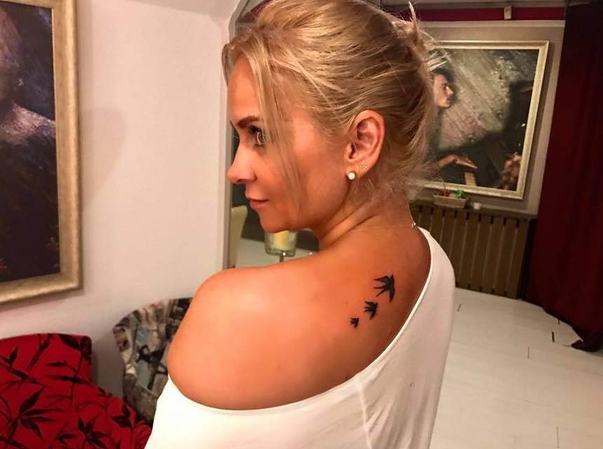 FOTO / Paula Chirilă s-a tatuat: "Primul meu tatuaj definitiv"! Pe mâna cui s-a lăsat
