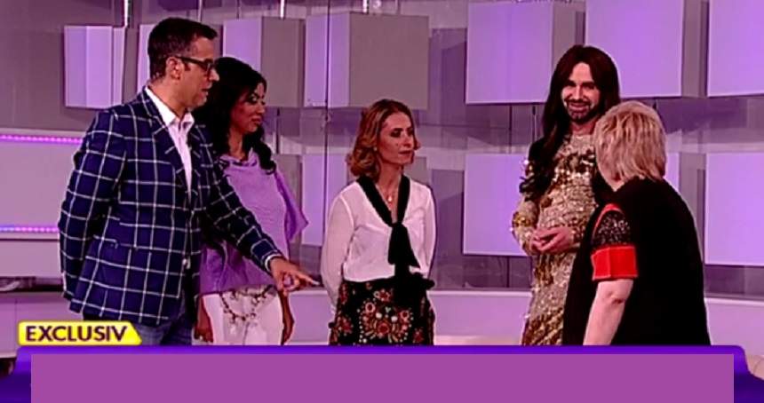 VIDEO / Nu i-a dat pe spate pe juraţii de la "Chefi la cuţite", dar Conchita de România pregăteşte altă lovitură: "Să ajungă şi la noi la teatru"