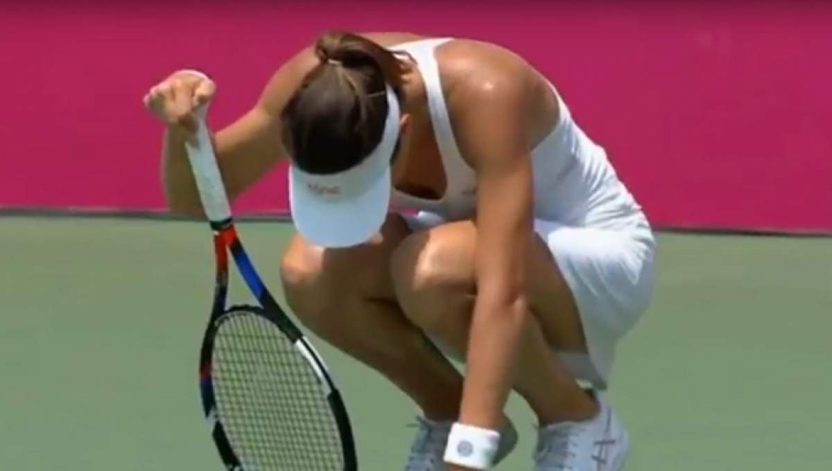 FOTO & VIDEO / Patricia Ţig, la un pas de tragedie! Sportiva noastră s-a prăbuşit pe terenul de tenis!