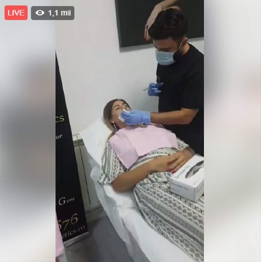 FOTO / Alexandra, fostă concurentă la "Insula Iubirii", pe mâna medicului estetician: "Astăzi îmi fac cele mai frumoase buze"