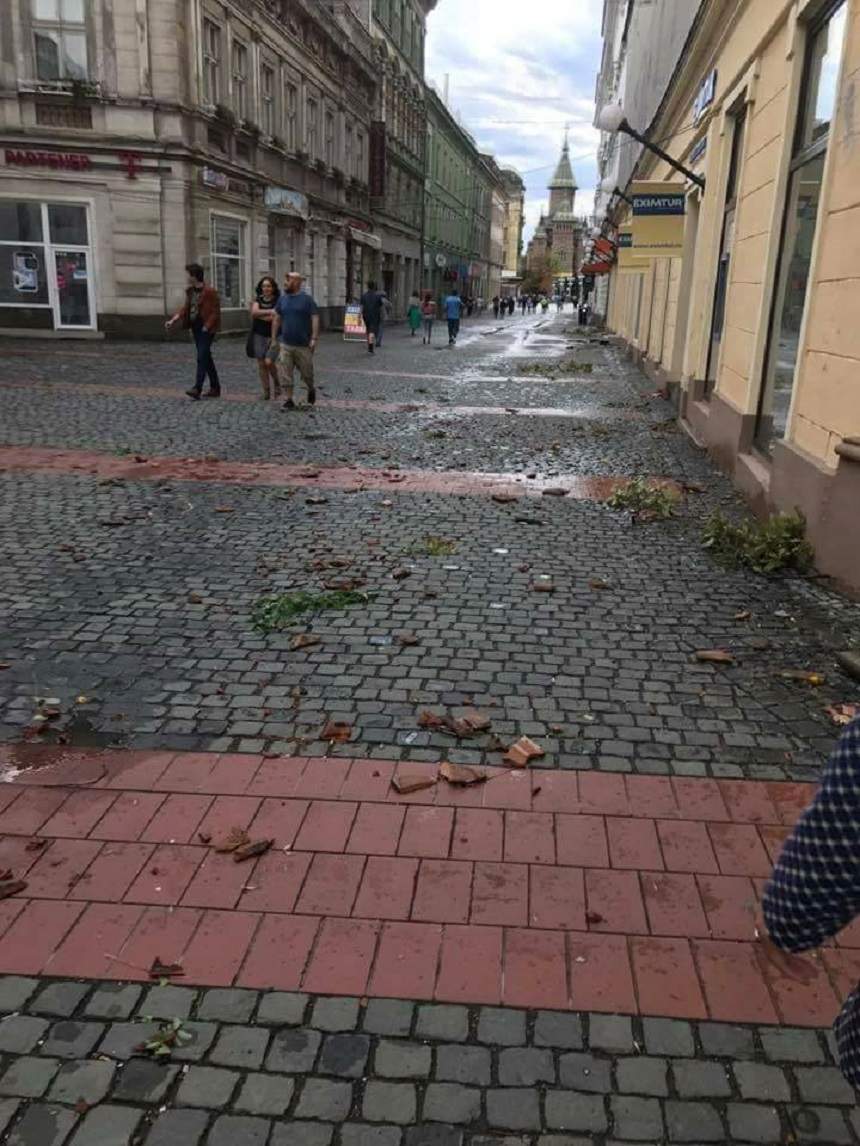 FOTO / Aşa arată acum Timişoara, după furtuna devastatoare! Imagini cu impact emoţional