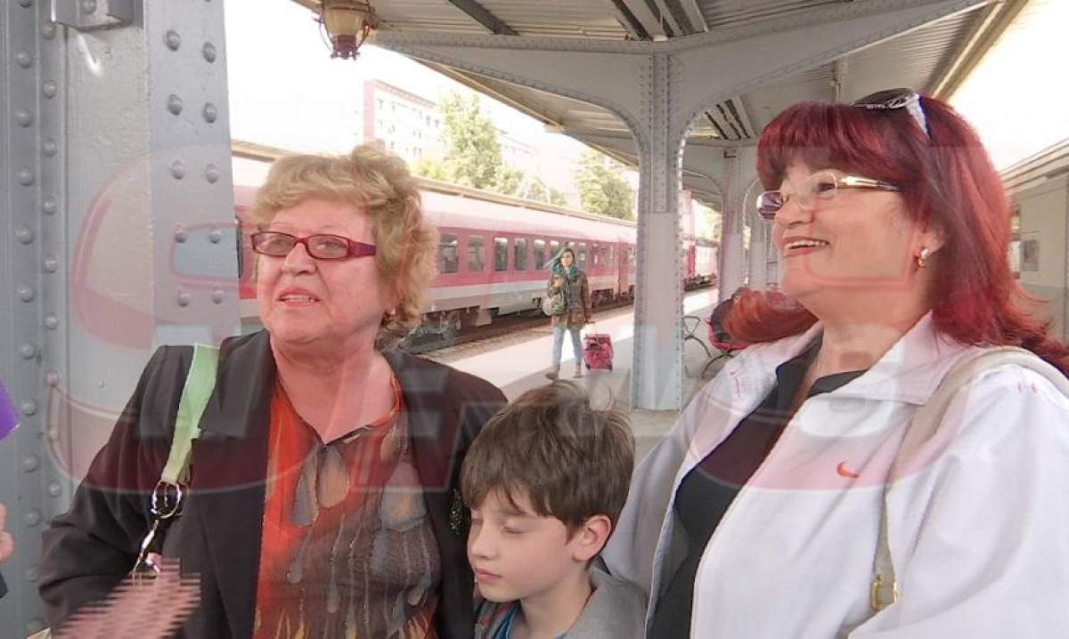 FOTO / Soacra Gabrielei Cristea a ajuns la Bucureşti! Mama lui Tavi Clonda, în lacrimi la gară: "Abia aştept să-mi văd nepoţica"