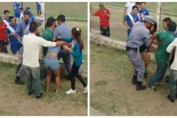 VIDEO / Aşa ceva se vede rar! Două fane s-au bătut din cauza unui fotbalist pe care îl iubeau!