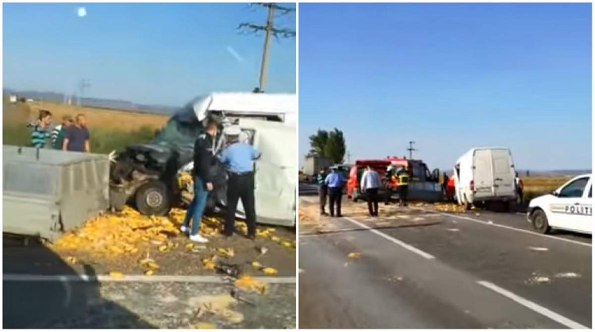 VIDEO / Accident terifiant la ieșire din Vrancea! Un bărbat a murit în urma impactului puternic