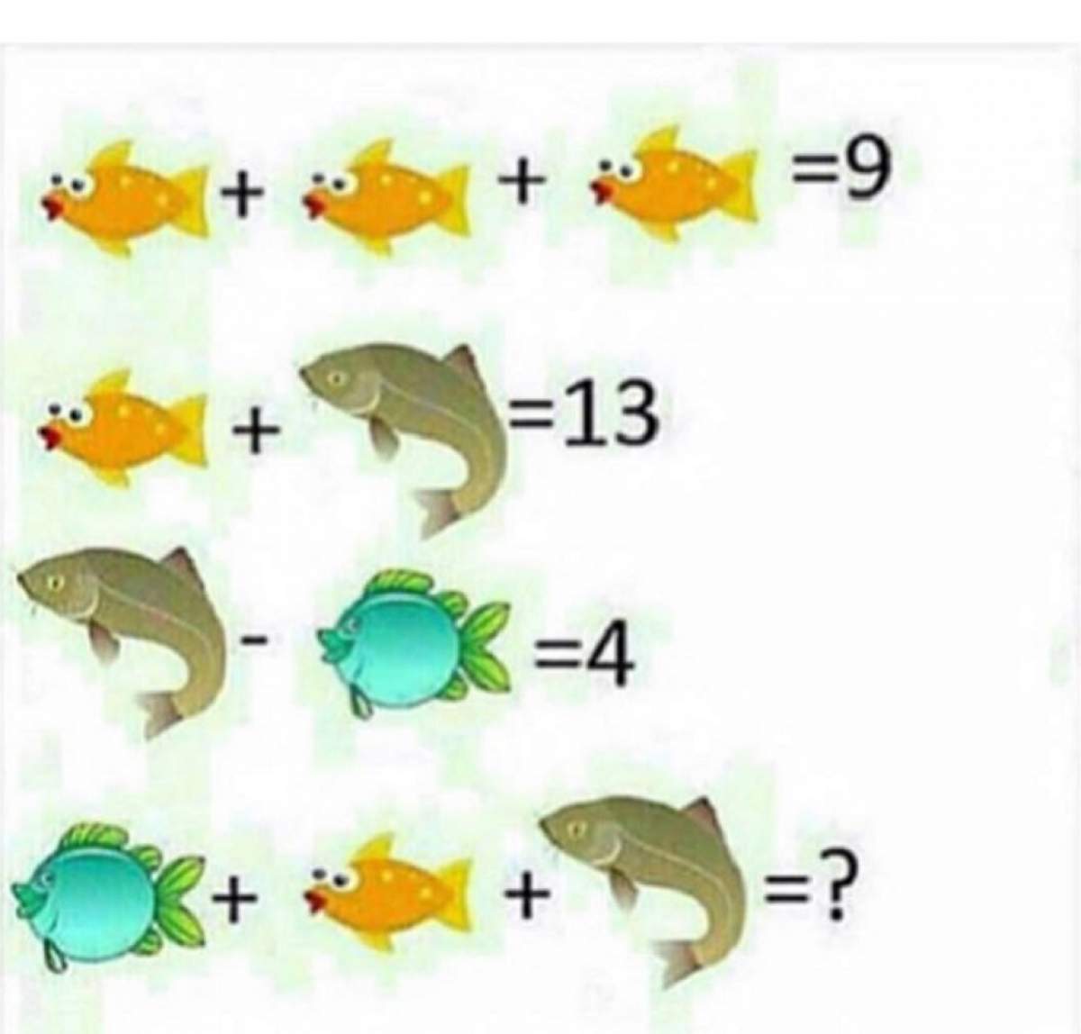 FOTO / Problema de matematică care te pune pe gânduri. Ție ce rezultat îți dă?