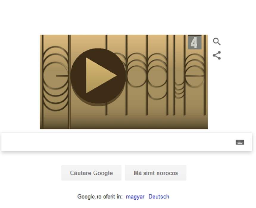 VIDEO / Ţi-a apărut imaginea asta când ai intrat azi pe internet? Cui îi e dedicat acest Google Doodle! Sigur l-ai auzit cântând piesa asta