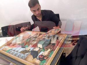 Băiatul lui „Tata Puiu” face bani din artă! A vândut tablouri de mii de euro / Foto EXCLUSIV