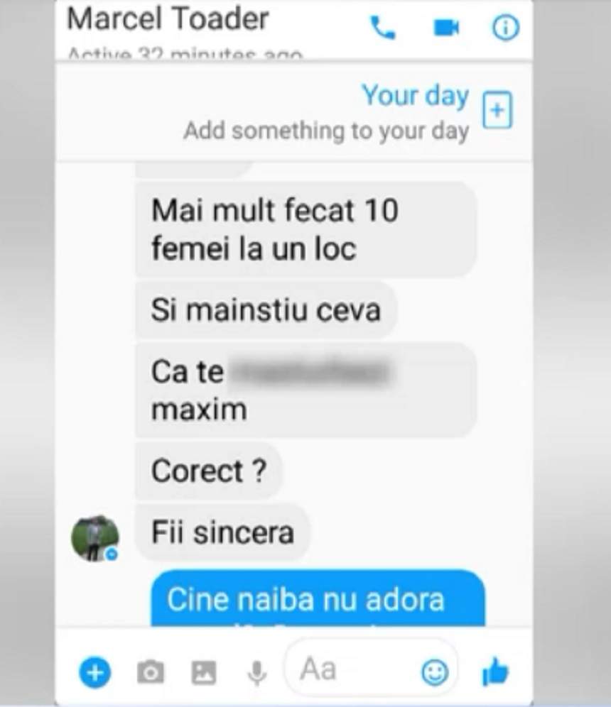 VIDEO / Mesaje "păcătoase" între Marcel Toader şi o presupusă amantă! "Tu eşti o femeie hiper pătimaşă! Te incit ca bărbat"