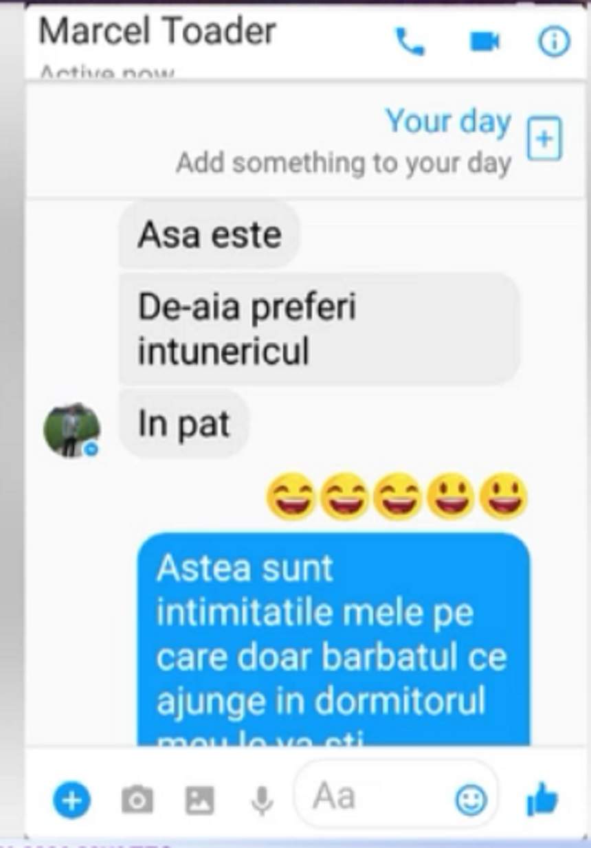 VIDEO / Mesaje "păcătoase" între Marcel Toader şi o presupusă amantă! "Tu eşti o femeie hiper pătimaşă! Te incit ca bărbat"