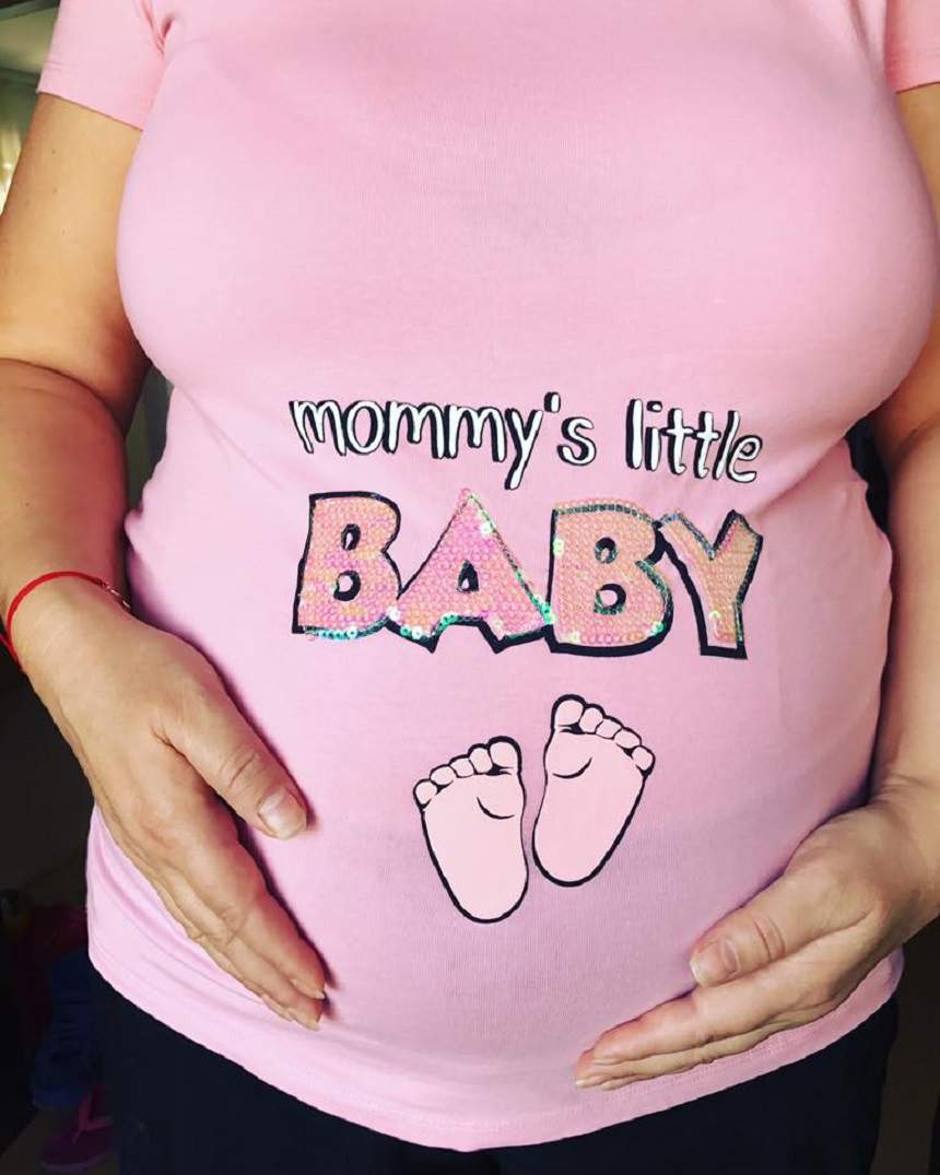 FOTO / Gabriela Cristea, în culmea fericirii! Ultimele pregătiri pentru venirea micuţei sunt în toi