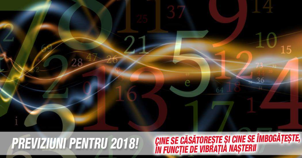 VIDEO / Previziunile pentru 2018 în funcţie de vibraţia naşterii! Cine sunt cei favorizaţi şi cei care se căsătoresc