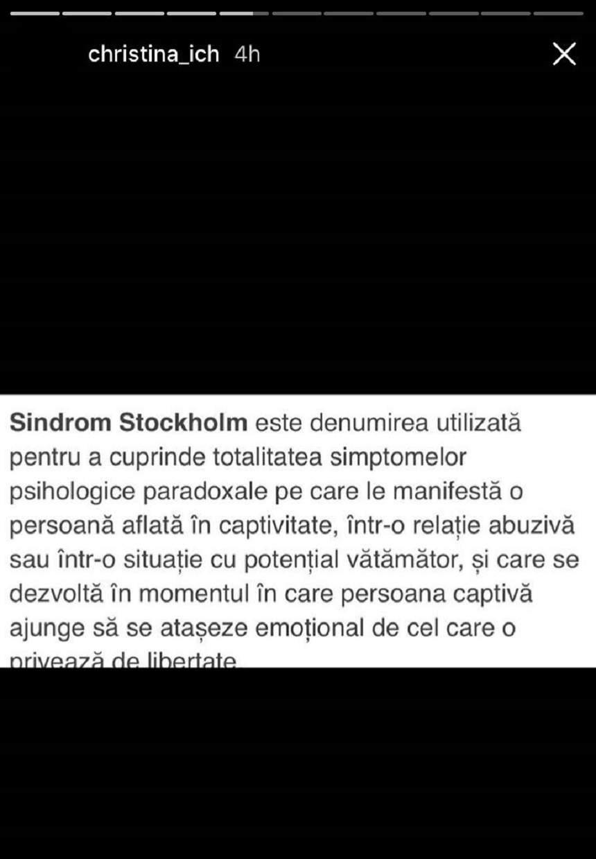 FOTO / Nu-şi găseşte liniştea! Cristina Ich vorbeşte despre depresie