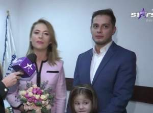 VIDEO / Primele declaraţii are Biancăi Sârbu, după ce s-a căsătorit: "Astăzi avem o lună de când ne-am cunoscut"