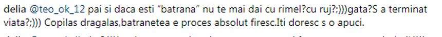 Delia, răspuns genial pentru un fan care a făcut-o bătrână. "Îți doresc să..."