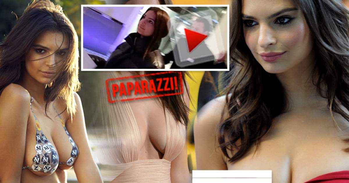 Emily Ratajkowski, femeia cu cei mai frumoși sâni din lume, vizită secretă în România! Paparazzii Spynews.ro au surprins-o la sosire