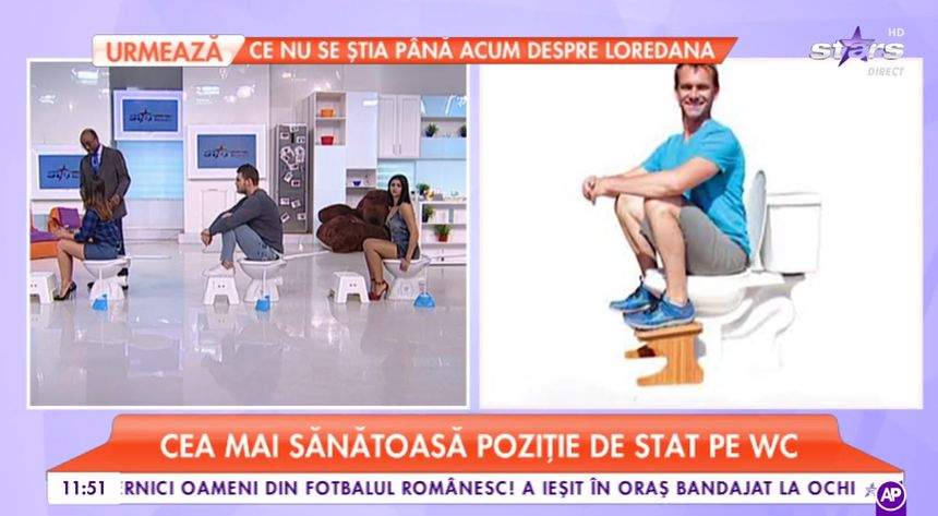 VIDEO / Care este cea mai sănătoasă poziţie de stat pe wc. Greşeala gravă pe care o faci te poate îmbolnăvi