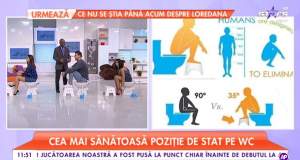 VIDEO / Care este cea mai sănătoasă poziţie de stat pe wc. Greşeala gravă pe care o faci te poate îmbolnăvi