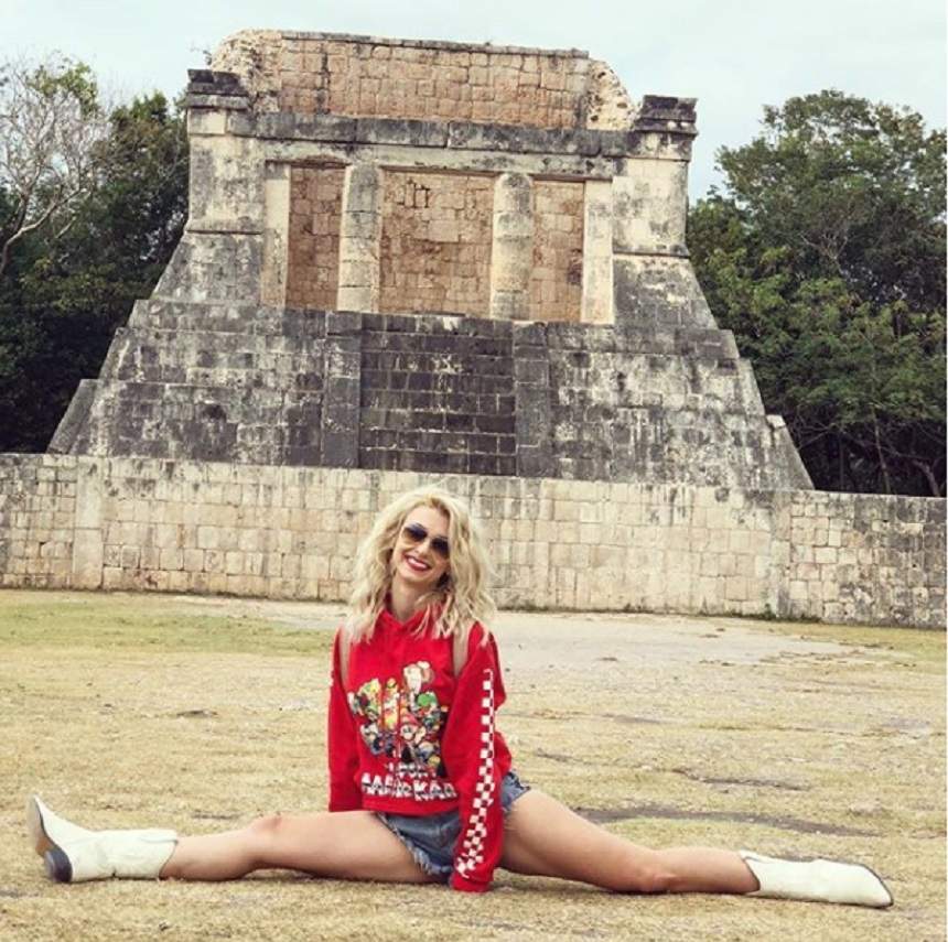 FOTO / La ce nu renunţă Andreea Bălan nici în vacanţe: "Nu m-am putut abţine"