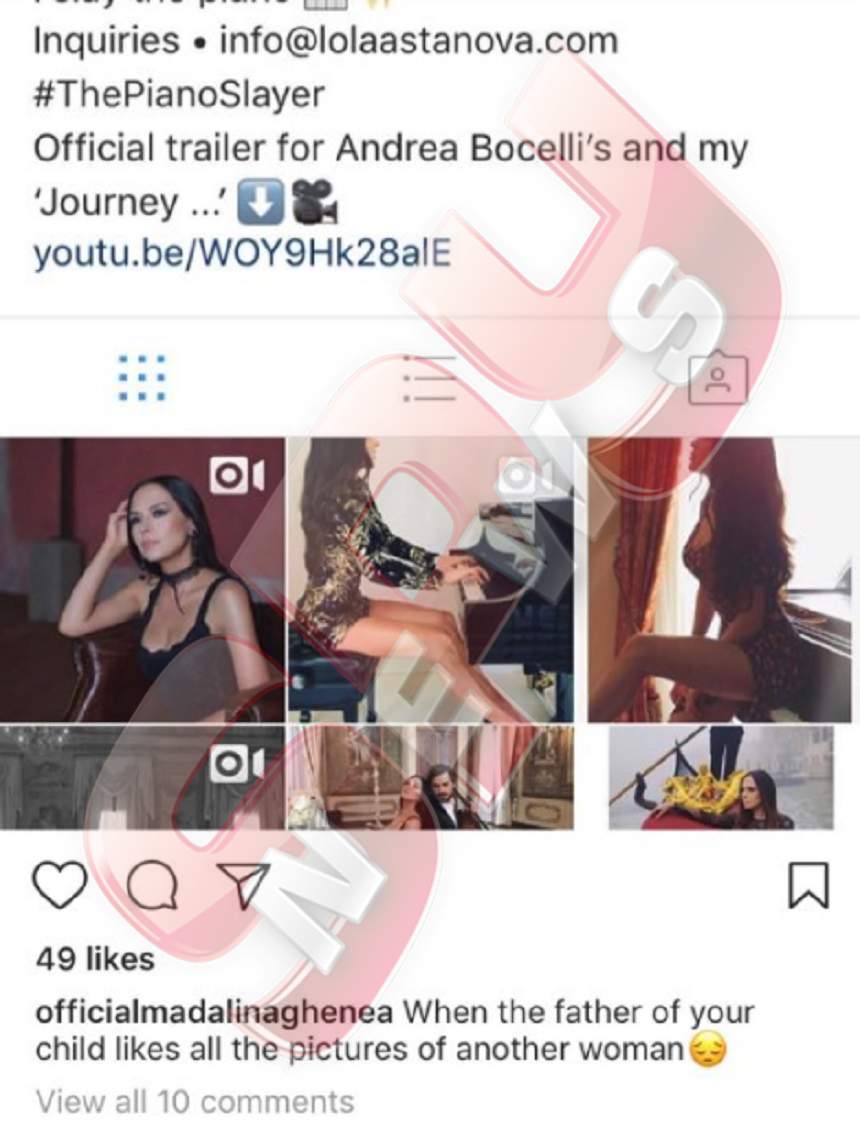 FOTO / Mădălina Ghenea, probleme grave de cuplu! Mesaj pentru Matei Stratan: "Când tatăl copilului tău..."