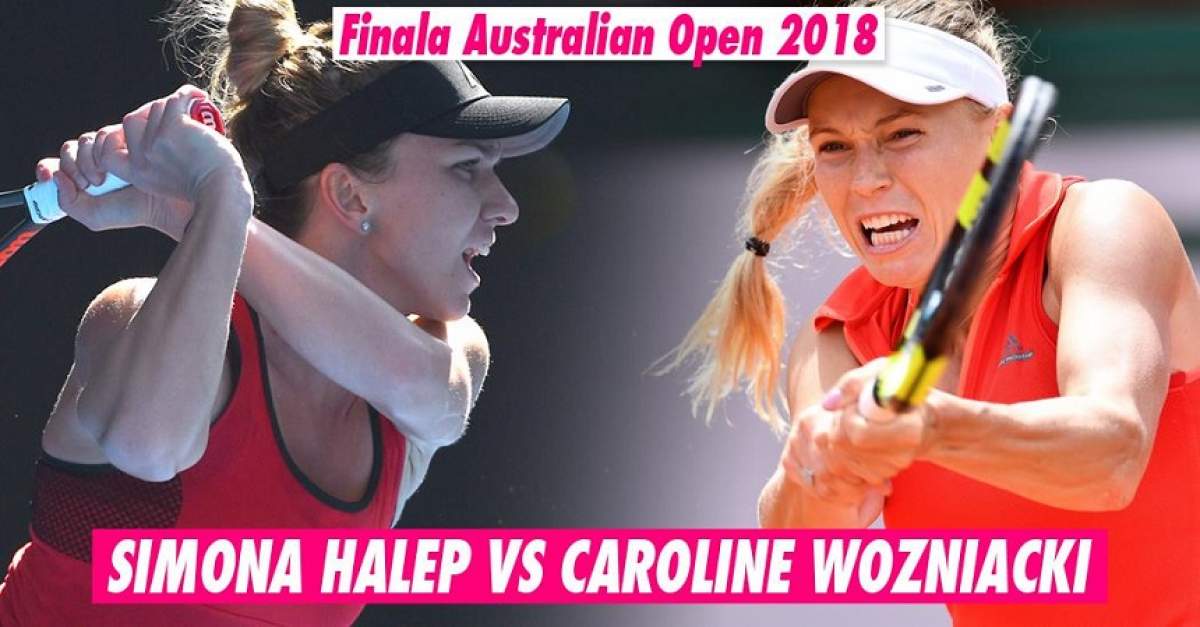 FOTO & VIDEO / Simona Halep a pierdut finala de la Australian Open! Caroline Wozniacki este lider WTA!