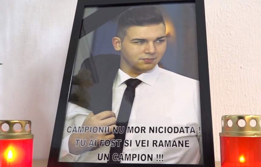 VIDEO / Omagiul emoționant adus de colegii lui Darius, tânărul mort la Orăștie: "Campionii nu mor niciodată"