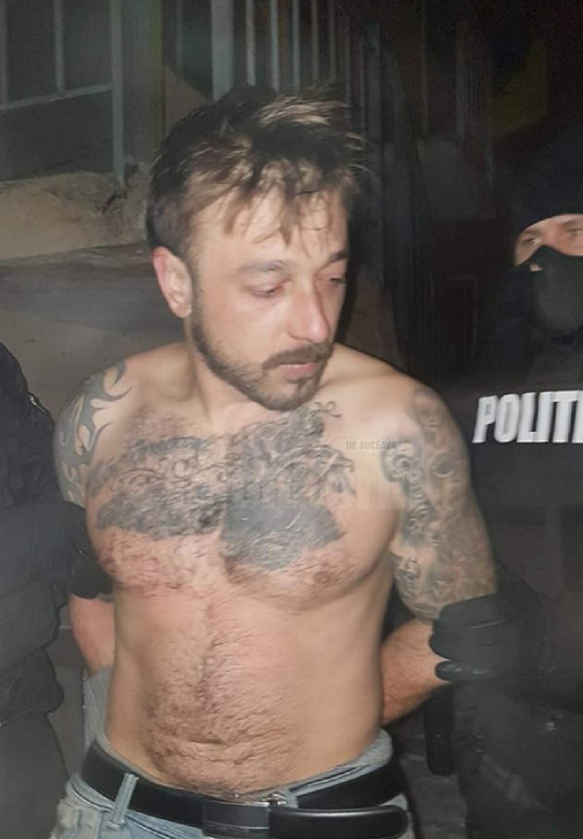 FOTO / Şi-a folosit soţia şi copilul minor într-o altercaţie pe care a avut-o cu poliţiştii. La ce acţiune şocantă a mai recurs bărbatul