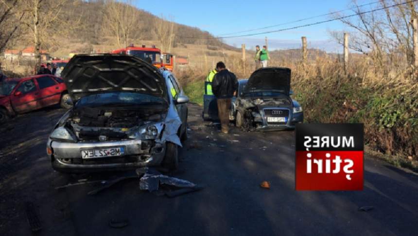 Accident teribil în judeţul Mureș! 9 persoane au fost rănite grav, iar un copil se zbate între viață și moarte