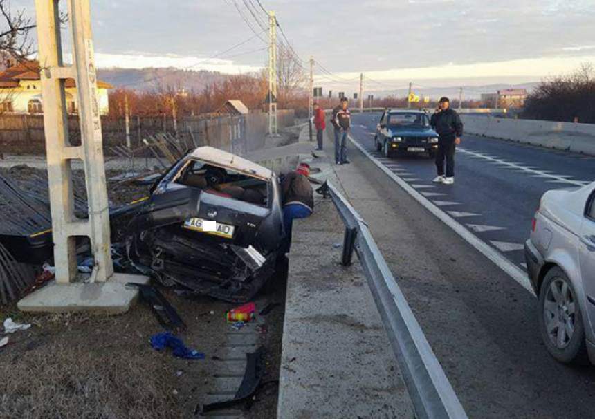 FOTO / Accident teribil în Argeș! Un tânăr a rămas fără un picior