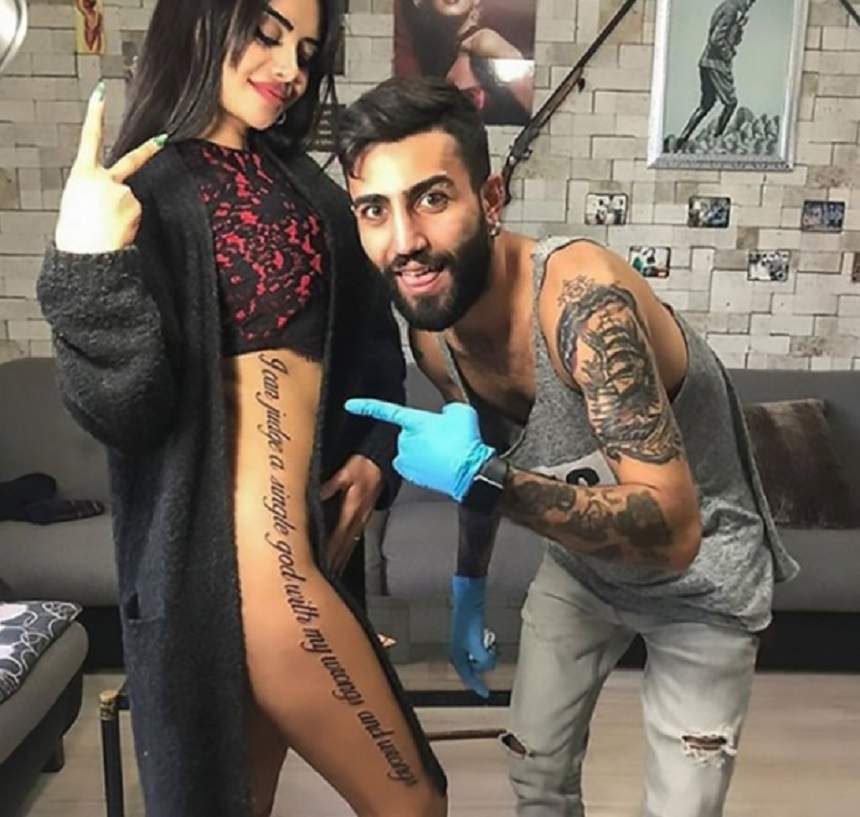 FOTO / O vedetă s-a făcut de râs, după ce a postat o imagine cu noul tatuaj. Toți și-au dat coate când l-au văzut!