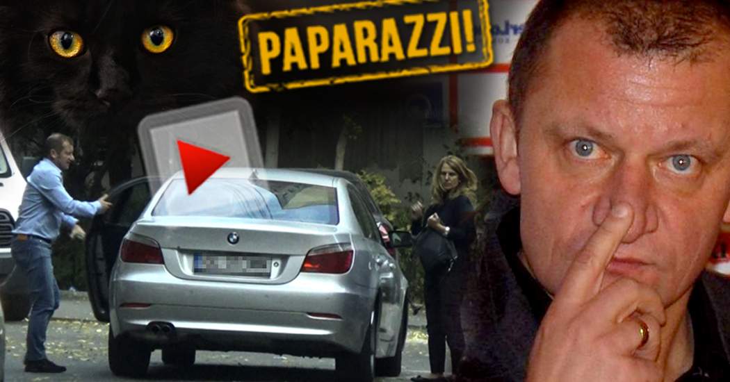 VIDEO PAPARAZZI / Noua nevastă îi poartă ghinion! Dorinel Munteanu, pus într-o situaţie jenantă de faţă cu soţia