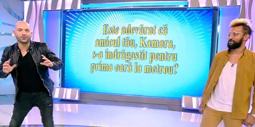 Andrei Ştefănescu şi Kamara, provocarea vieții, în direct: "Era îndrăgostit de Elena Băsescu"