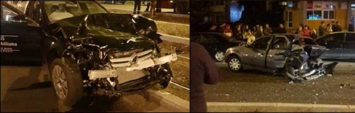 FOTO / Fiul lui Doroftei, vinovat de un accident grav în Ploieşti! Care este cauza impactului