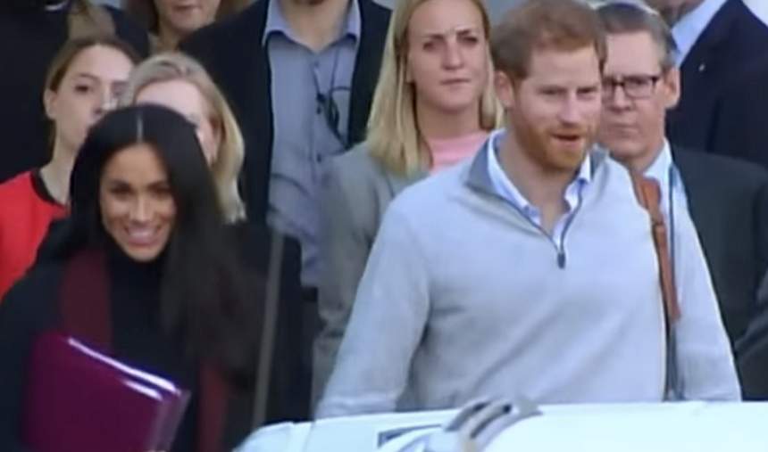 VIDEO / Primele imagini cu Meghan Markle și Prințul Harry, după anunțul că vor deveni părinți. Cât de avansată e sarcina Ducesei de Sussex