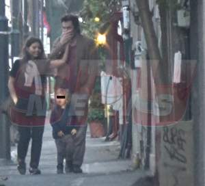 VIDEO PAPARAZZI / Imagini senzaţionale cu Florin Piersic Junior! Iubita i-a sărutat mâna pe stradă, iar el i-a făcut o surpriză de proporţii