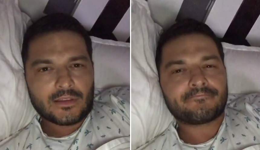 VIDEO / Liviu Vârciu, din nou pe perfuzii la spital: "M-am îmbolnăvit"