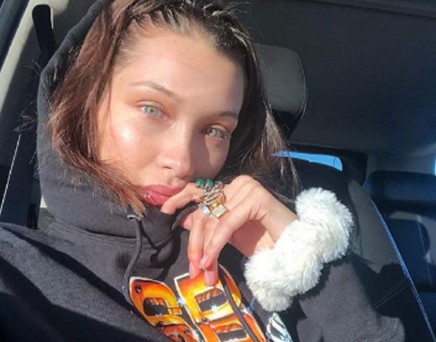 FOTO / Bella Hadid îngroașă rândurile modelelor cu "bot de rață": "Te-a luat valul?"