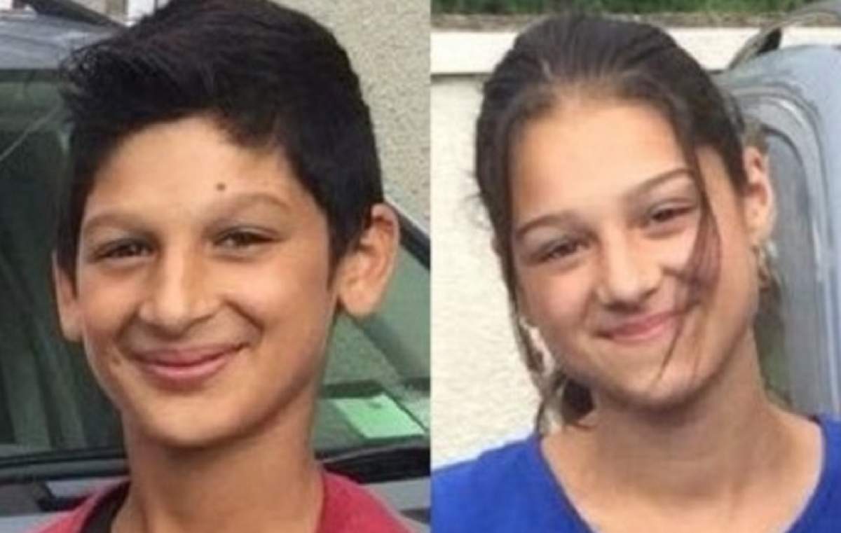 FOTO / Doi fraţi din Arad, un băiat de 13 ani şi o fată de 15 ani, daţi dispăruţi. Poliţia îi caută peste tot