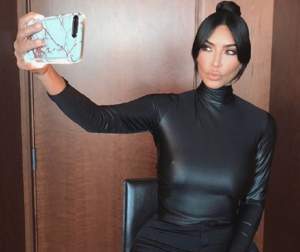 FOTO / Kim Kardashian, selfie aniversar cu sfârcurile la vedere: "Lady Gaga, tu ești?"