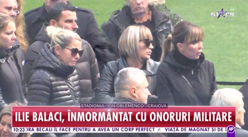 FOTO / Eugen Trică, sprijinul Lorenei, la înmormântarea lui Ilie Balaci. Cei doi au divorţat de trei ani!