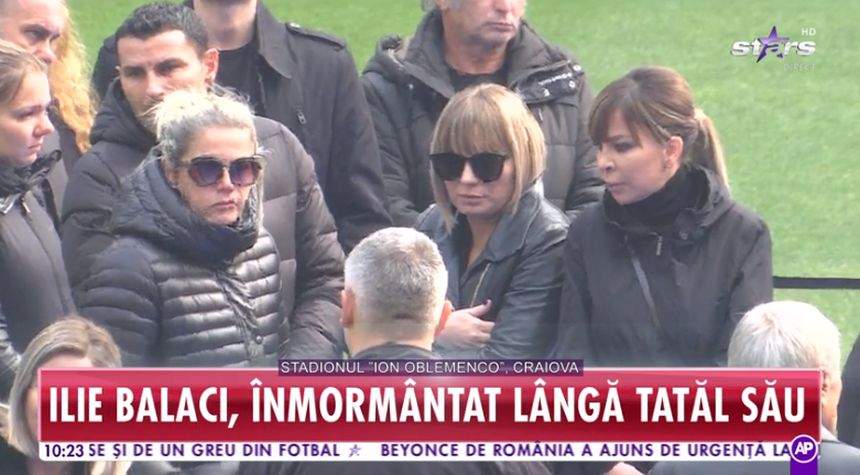FOTO / Eugen Trică, sprijinul Lorenei, la înmormântarea lui Ilie Balaci. Cei doi au divorţat de trei ani!