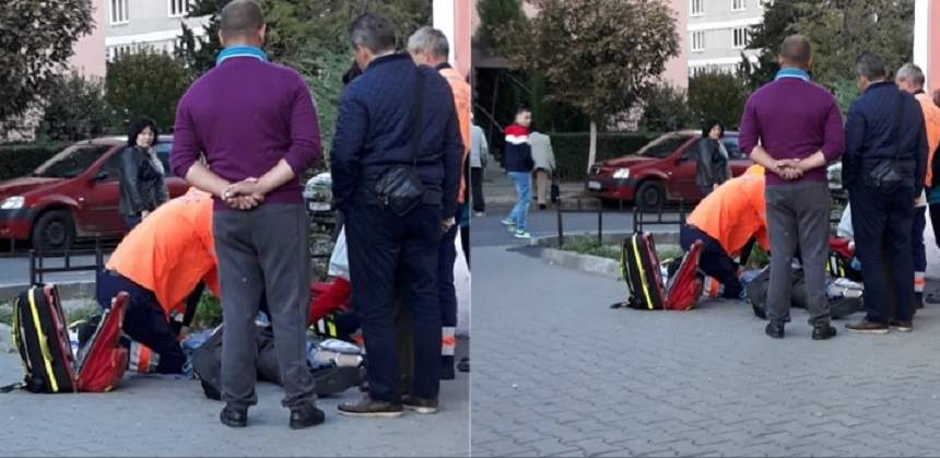 FOTO / Caz tragic în Râmnicu Vâlcea! A murit în urma unui infarct şi a fost lăsat în stradă timp de câteva ore