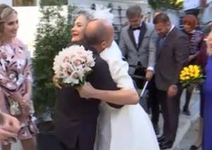 Momente delicate la nunta Roxanei Ciuhulescu. A fost nevoie să ceară ajutor în biserică